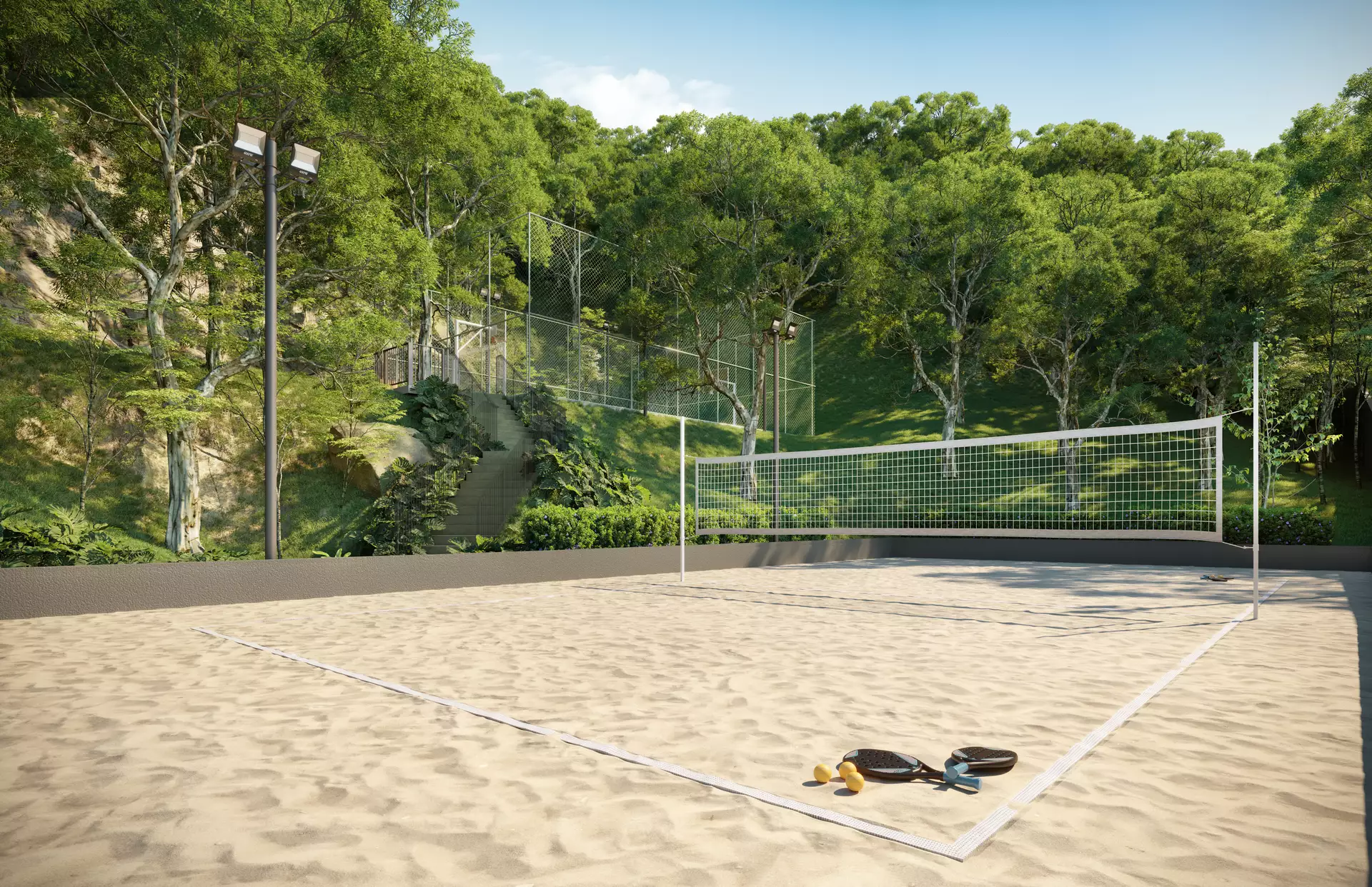 Quadra de Beach Tennis